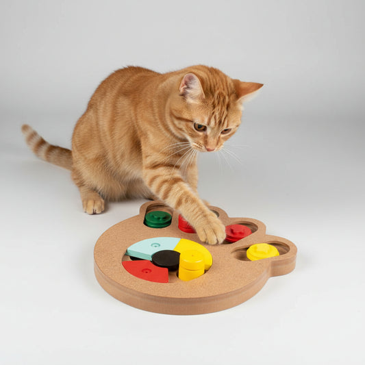 Duvoplus Intelligenzspiel Slide n Snack Puzzle Pfote