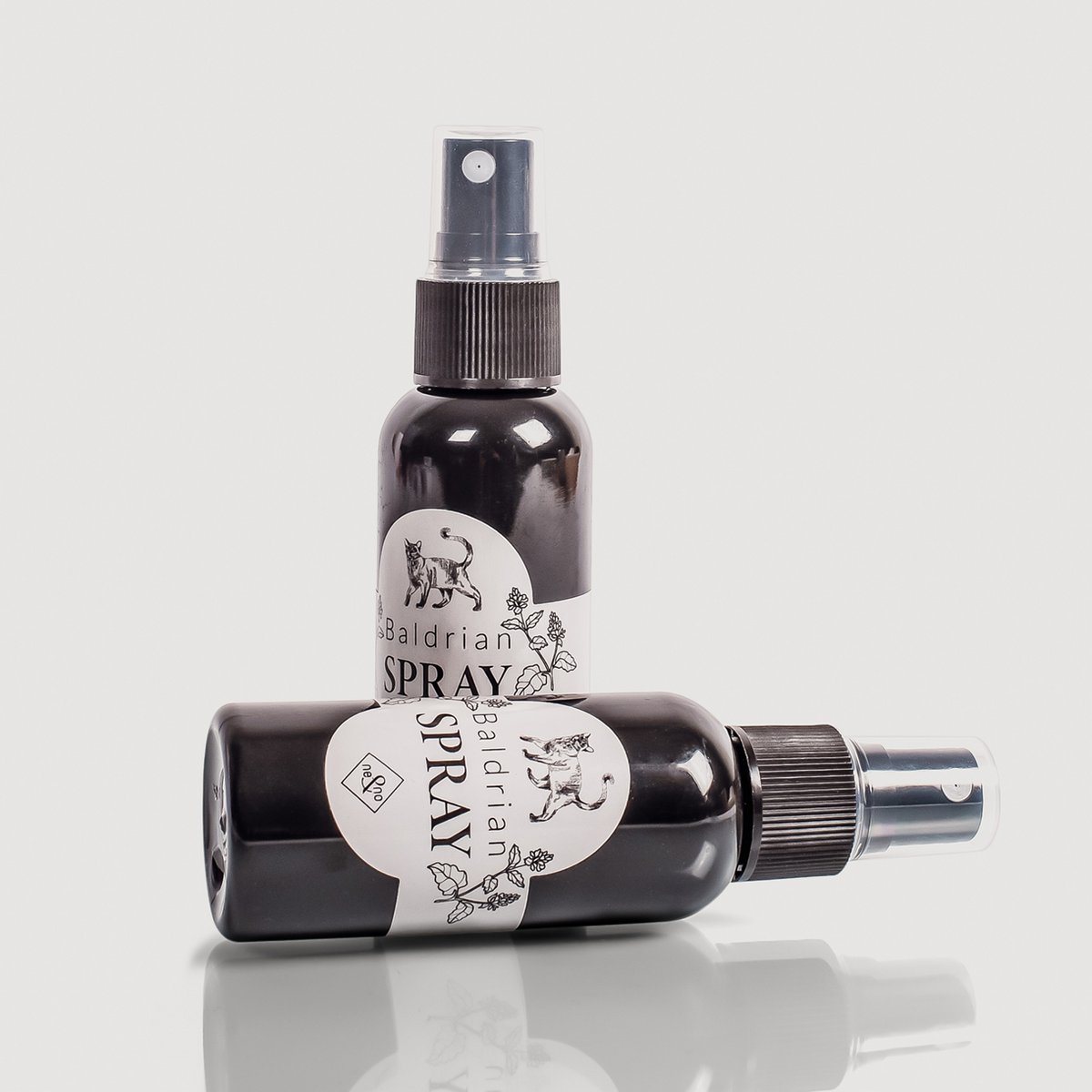 Geschenkset Katzen Wohlfühlkräuter: Katzenminze + Baldrian Spray +  Matatabi Sticks