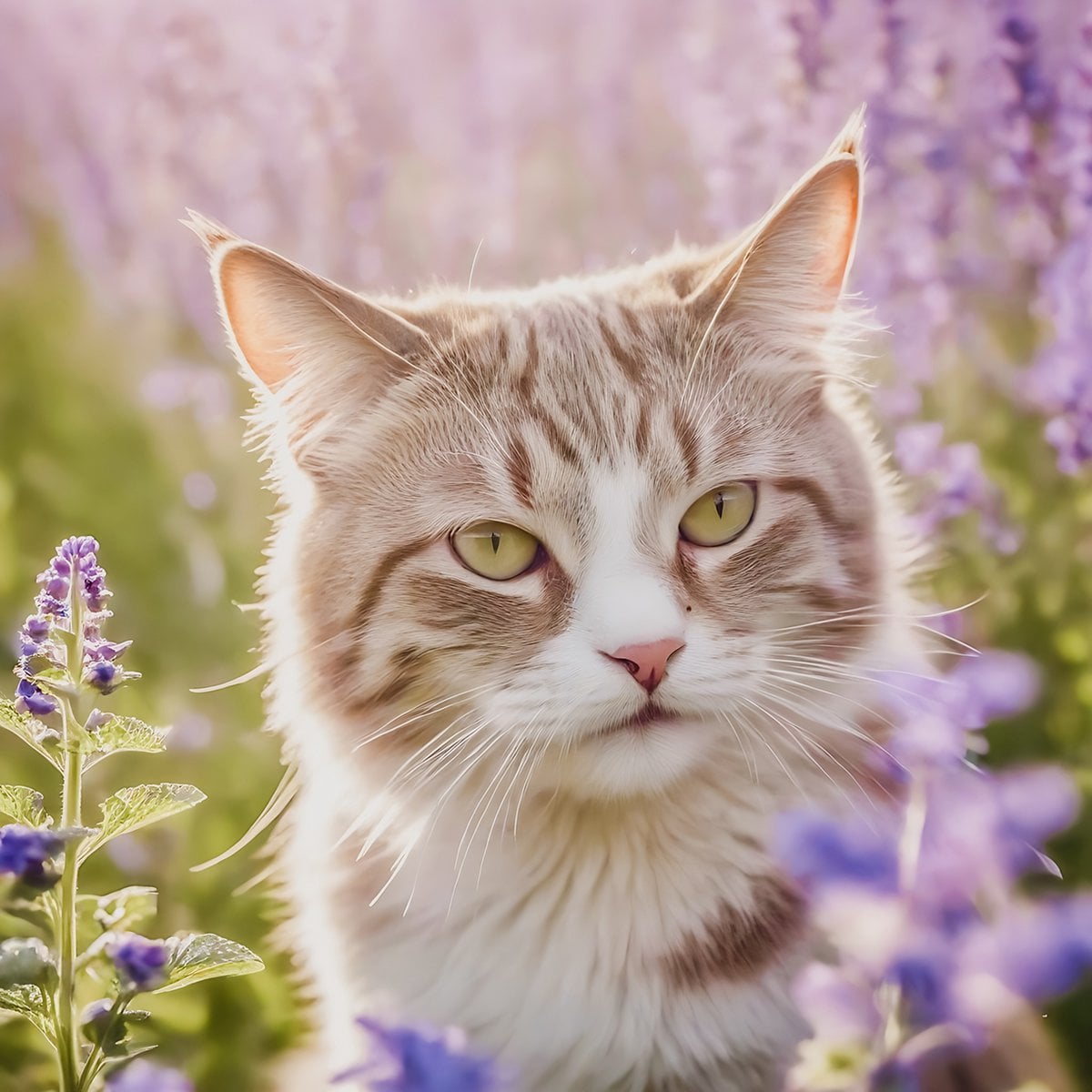 Geschenkset Katzen Wohlfühlkräuter: Katzenminze + Baldrian Spray +  Matatabi Sticks
